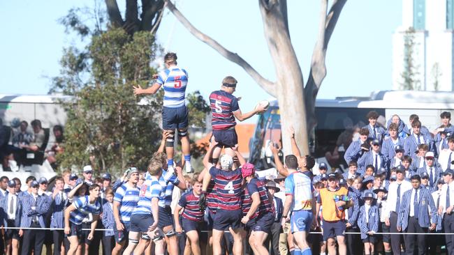 GPS First XV rugby grand final between TSS and Nudgee College. 9 September 2023 Southport Picture by Richard Gosling