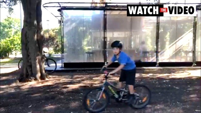 Kids build their own BMX track in Sydney