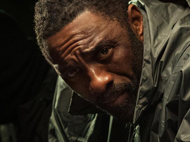 Luther: The Fallen Sun. Idris Elba as John Luther in Luther: The Fallen Sun. Cr. John Wilson/Netflix © 2023