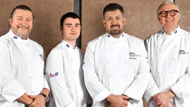 Team Australia Bocuse d'Or: Scott Pickett, Chris Milligan, Dan Arnold and Philippe Mouchel