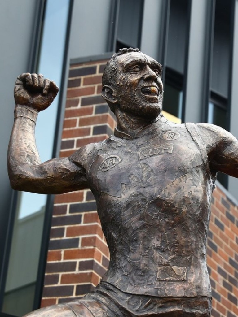 Adam Goodes has been immortalised. Photo: Instagram / Sydney Swans