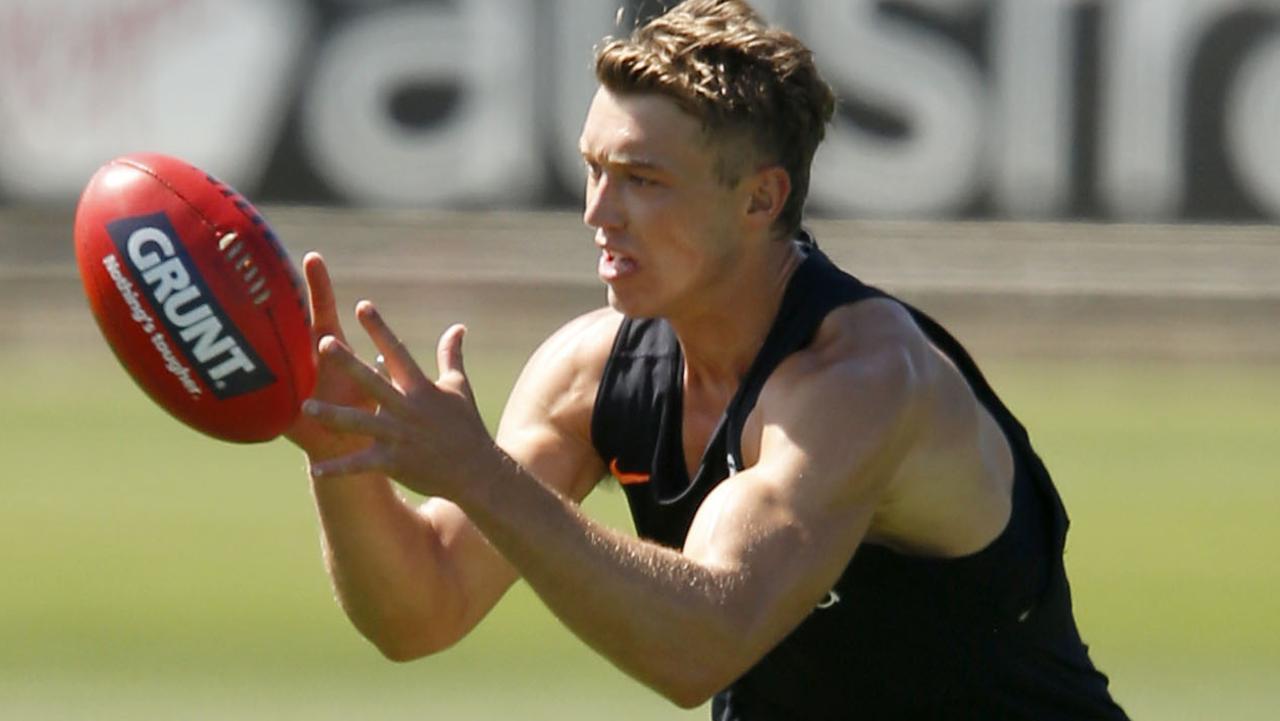 Patrick Cripps at Carlton training.