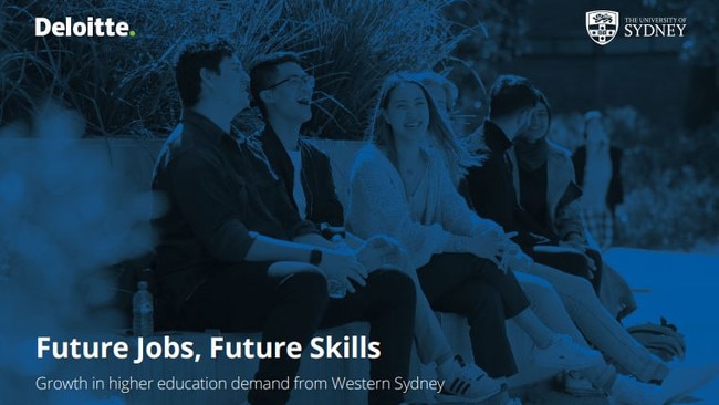 A report prepared by Deloitte Access Economics for the University of Sydney has revealed the potential of the Western Sydney region to resolve skills shortages as demand for higher education grows.