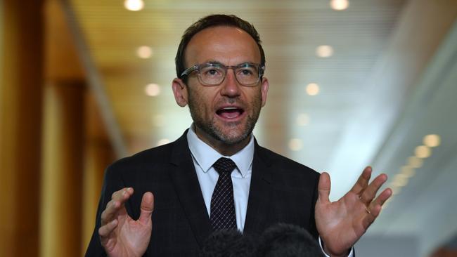 Greens leader Adam Bandt hopes to include free dental care in an expansion of Medicare should his party hold the balance of power after the federal election. Picture: AAP Image/Mick Tsikas