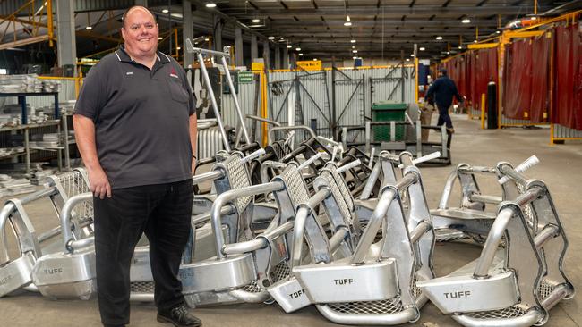 TUFF Australia CEO Anton Griffiths has benefited from an increase in demand for Australian-made products during Covid.