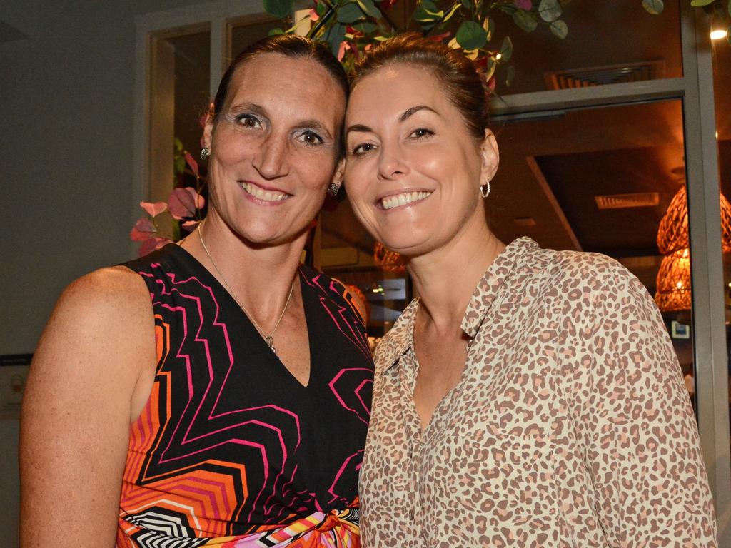 Marion Picot and Tania Lauvao at the launch of Eggy at Burleigh Heads Hotel, Burleigh. Picture: Regina King.