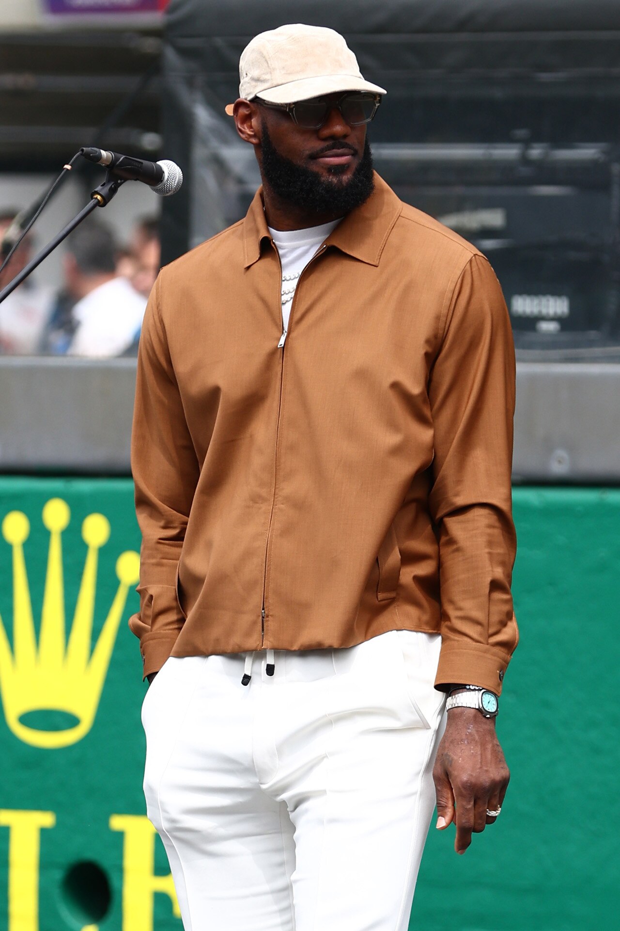 <p><em>Image credit: Getty Images</em></p><p>Lebron James doubled down, wearing his finest watch to ceremoniously start the centenary 24 Hours of Le Mans.&nbsp;</p>