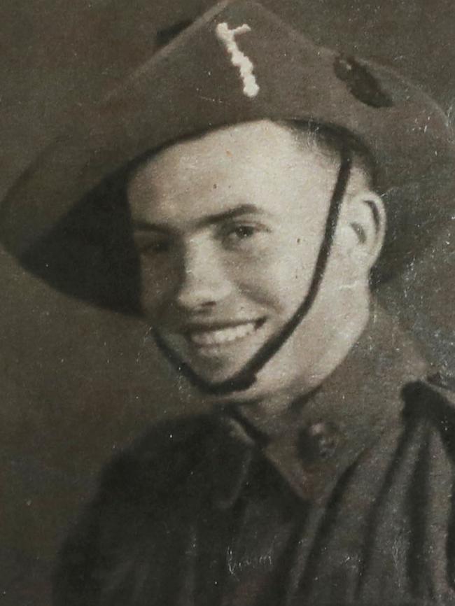 Mr Carpenter in his uniform during the war.