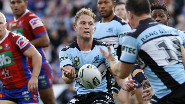 Matt Moylan had a day out for the Sharks.