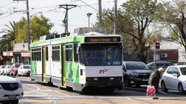 Melbourne’s tram network will not be operating for four hours on Friday. Picture: George Salpigtidis