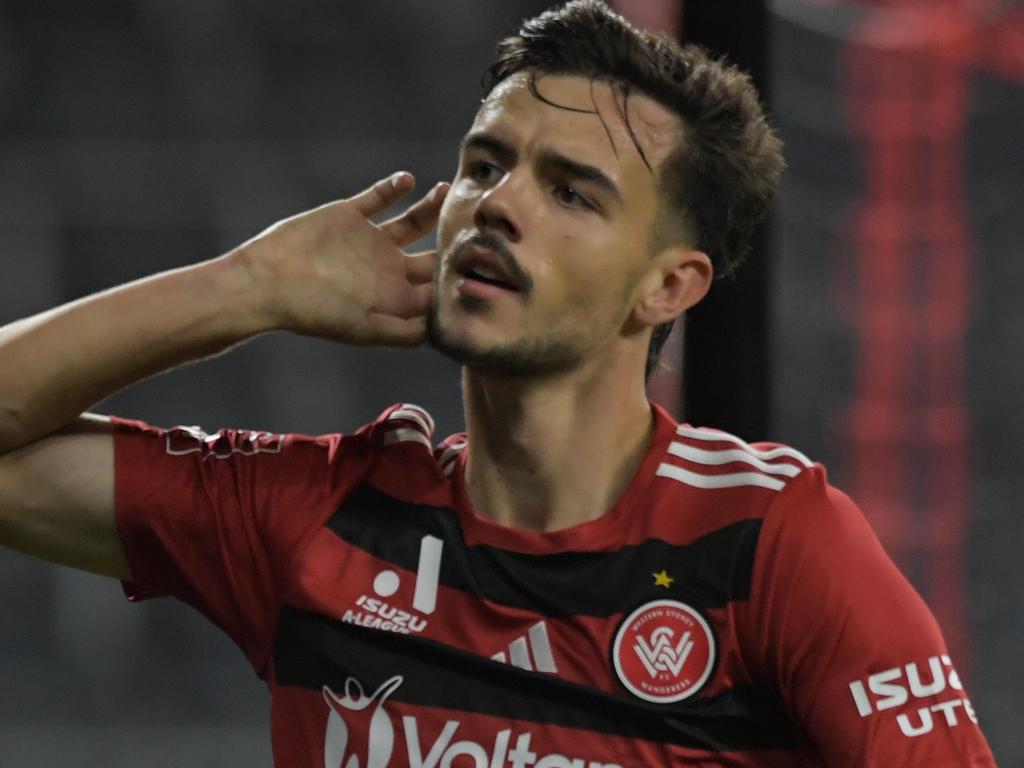 Western Sydney Wanderers’ Nicolas Milanovic. Picture: Luis Veniegra/SOPA Images/LightRocket via Getty Images