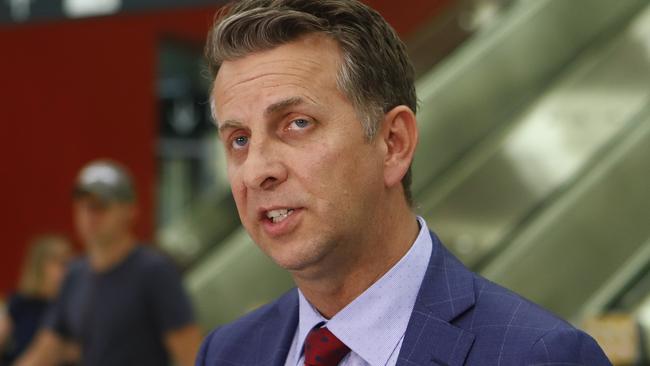 Andrew Constance called the strike action an “extraordinary” act by union bosses. Picture: AAP Image/Daniel Munoz