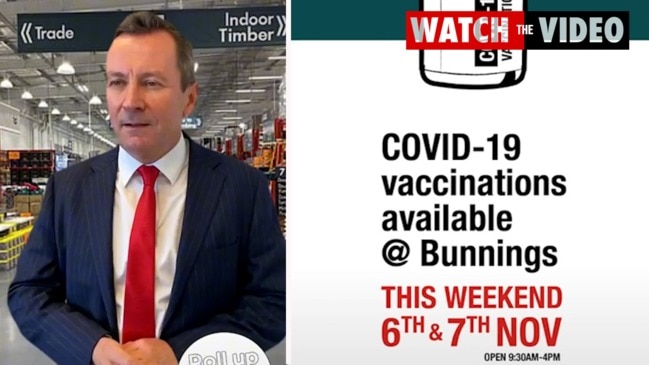 McGowan's hilarious Bunnings Covid-19 vax ad