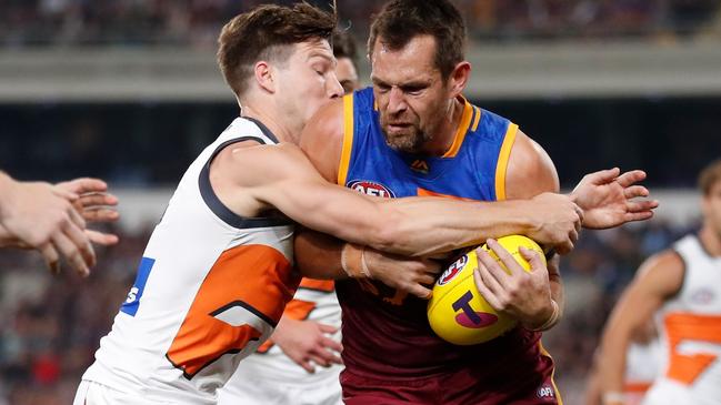 Luke Hodge put his body on the line until the end.