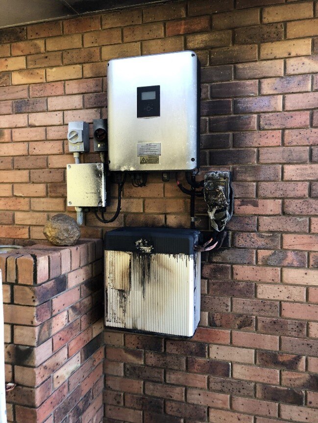 A Victorian household has already been destroyed in a fire linked to the batteries. Picture: Supplied.