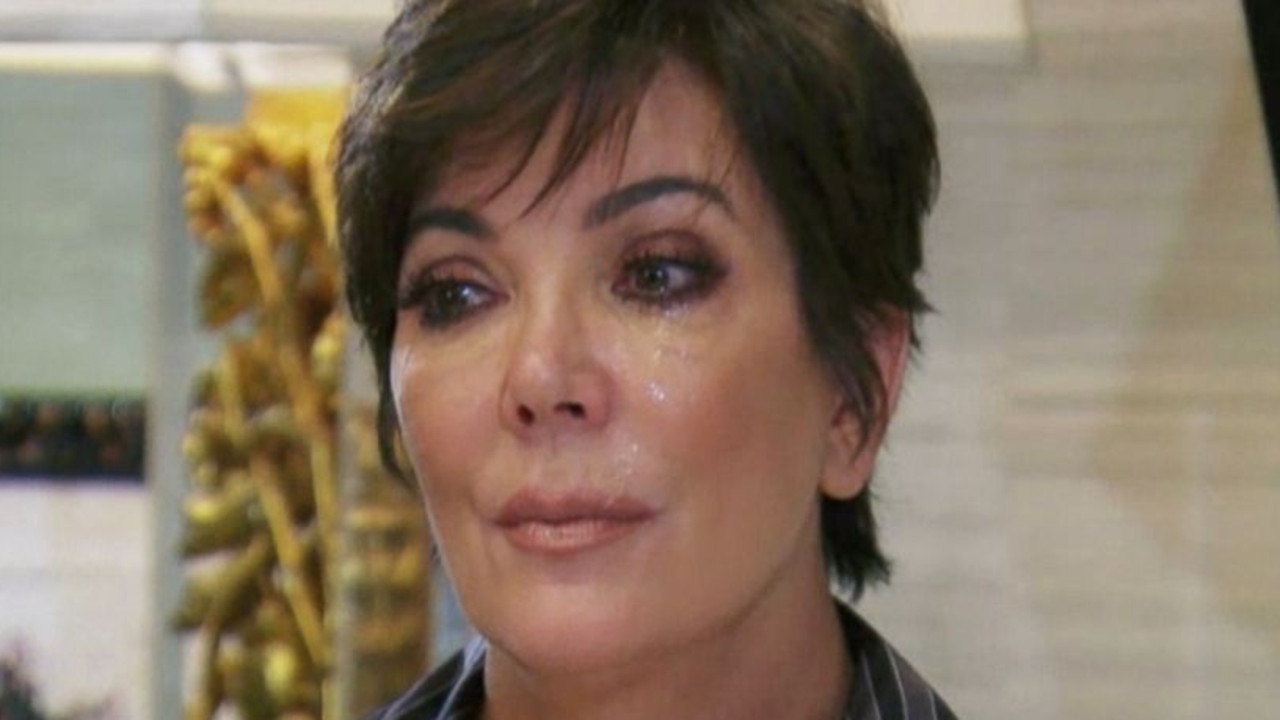 Kris Jenner cries on camera.