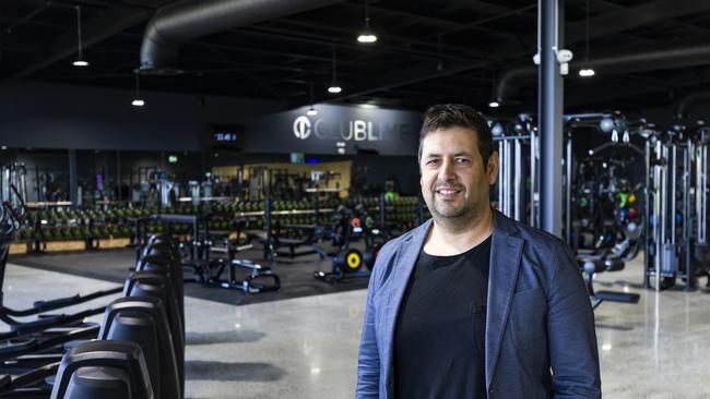 Harry Konstantinou the CEO of Viva Leisure Limited pictured at one of the company's his gyms in Canberra.