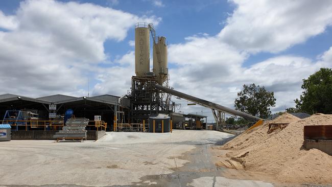 Austrak’s site in Parkhurst, which will manufacture the sleepers for the Inland Rail project. Picture: Aden Stokes