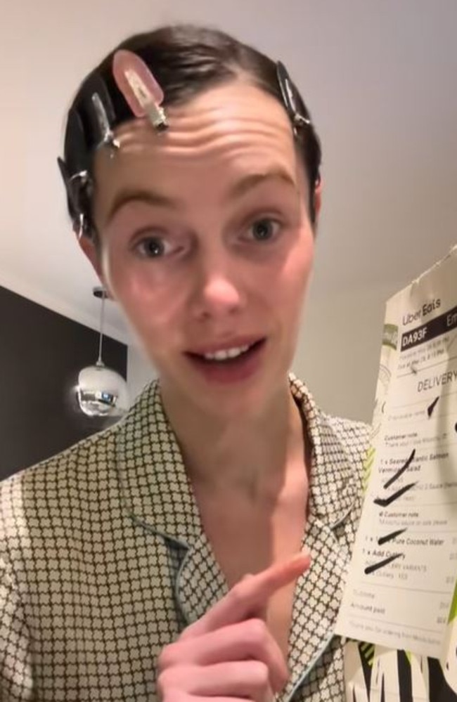 Woman shares UberEats hack. Picture: TikTok/EmmaKateBoyd