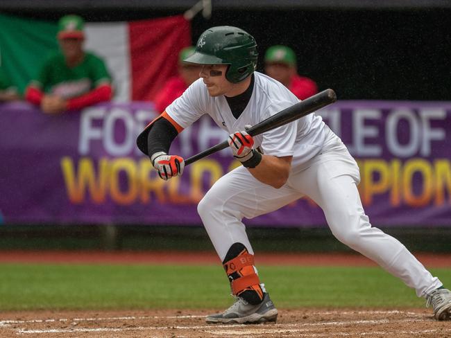 Travis Bazzana wants to inspire Australian youth. Picture: baseball.com.au