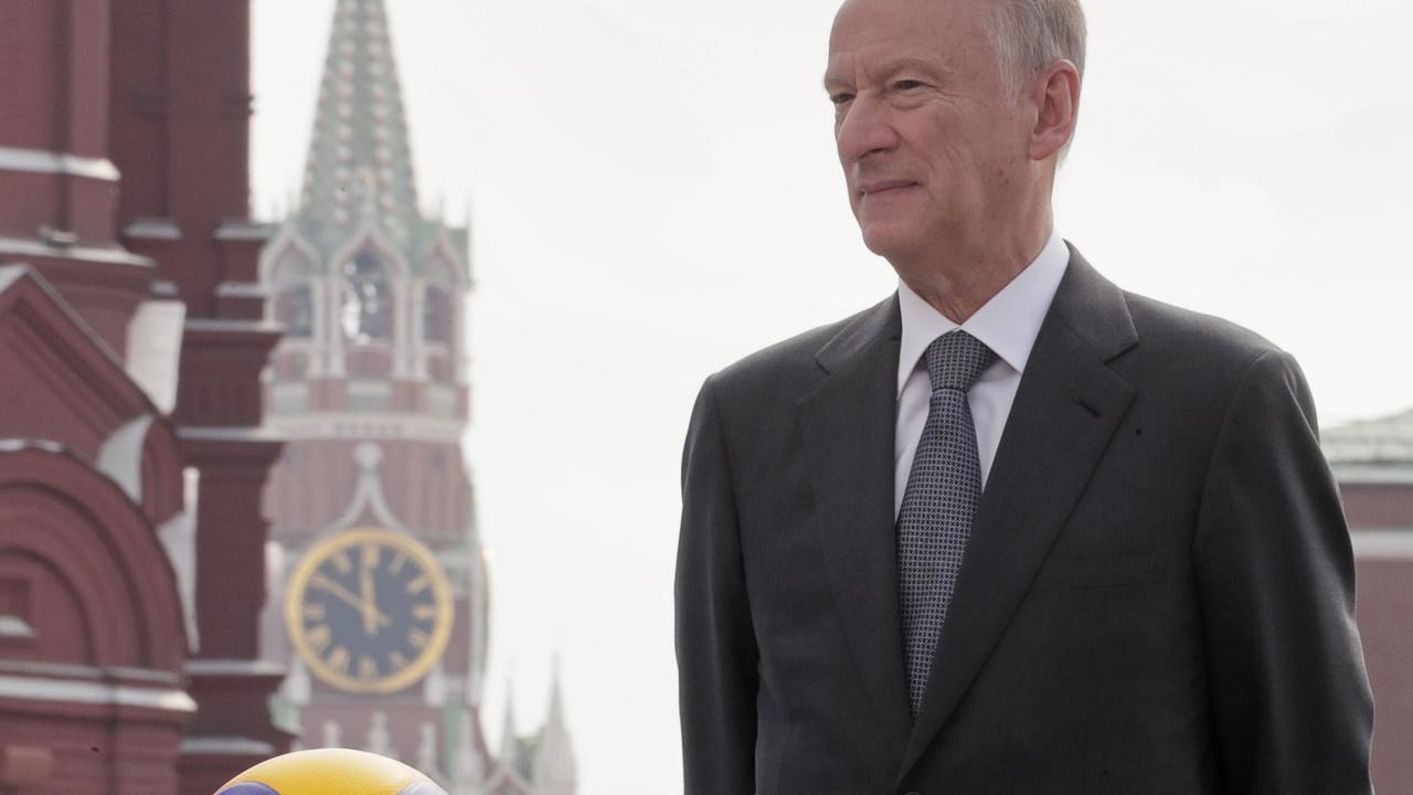 Nikolai Patrushev in Red Square, Moscow. Picture: Mikhail Metzel/TASS via Getty Images