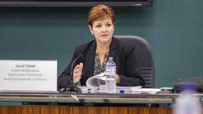 NT Auditor General Julie Crisp in parliament on Tuesday, June 14. Picture: Floss Adams.