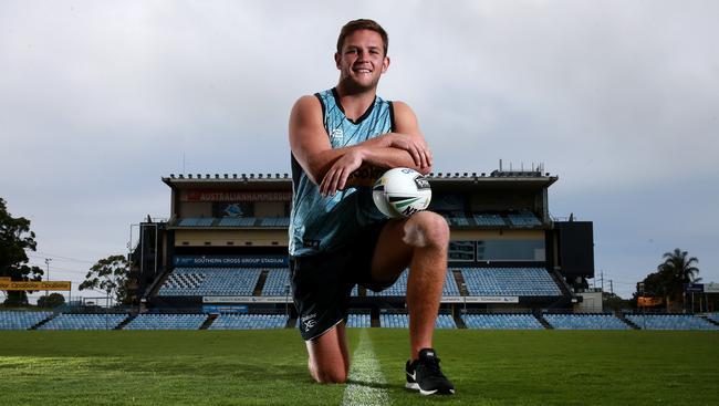 Kurt Dillon is expected to be named in Cronulla’s round one team. Picture: Toby Zerna