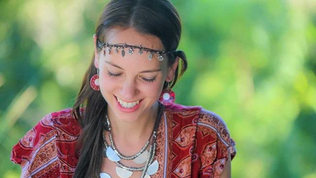 The new Nimbin TV commercial features local musician Andrea Soler.Photo Contributed. Picture: Contributed