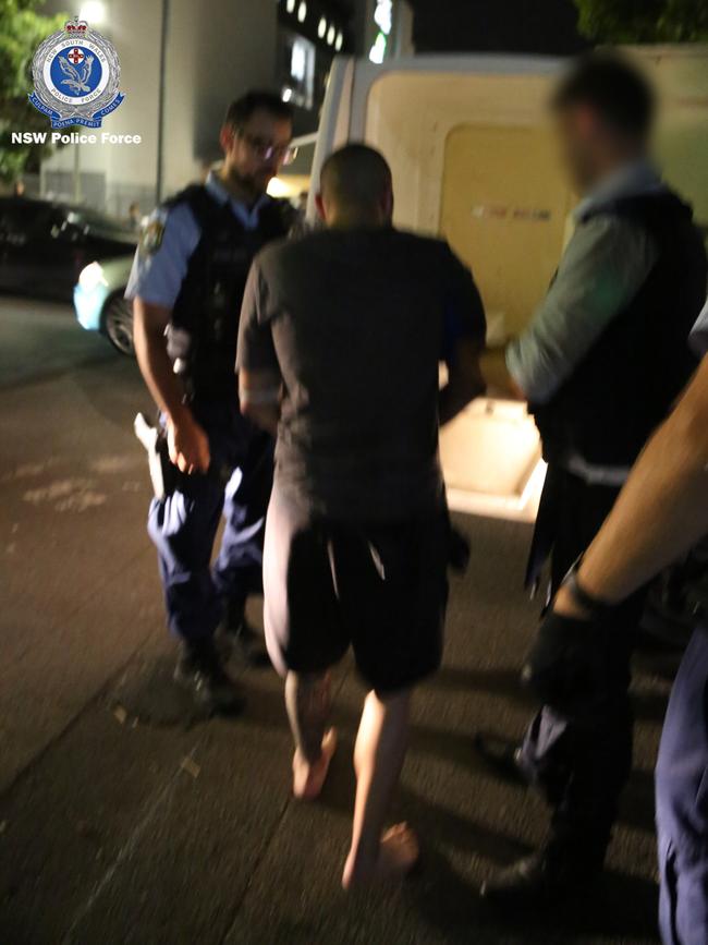 at an apartment block at Bankstown. Pictures: NSW Police