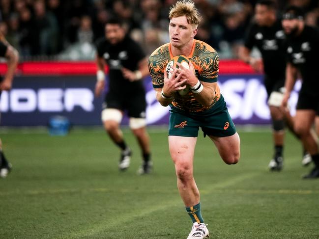 Tate McDermott catches the ball during a game at the MCG. Picture: Dave Hewison/Speed Media/Icon Sportswire via Getty Images