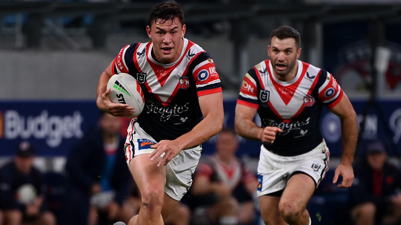 Joey Manu reportedly set to leave Roosters for rugby union in shock code  switch | news.com.au — Australia's leading news site