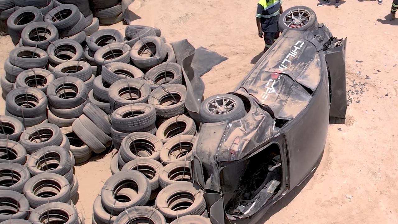 YouTuber Chillin' with Chet experienced brake failure in his Tesla. Picture: YouTube