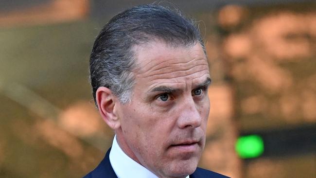 Hunter Biden, son of US President Joe Biden, leaves court after his guilty plea in his trial on tax evasion in Los Angeles, California, on September 5, 2024. Picture: AFP