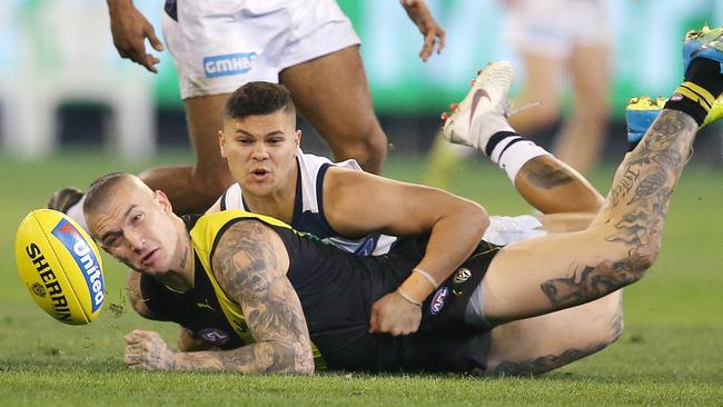 Dustin Martin is under an injury cloud. Picture: Michael Klein