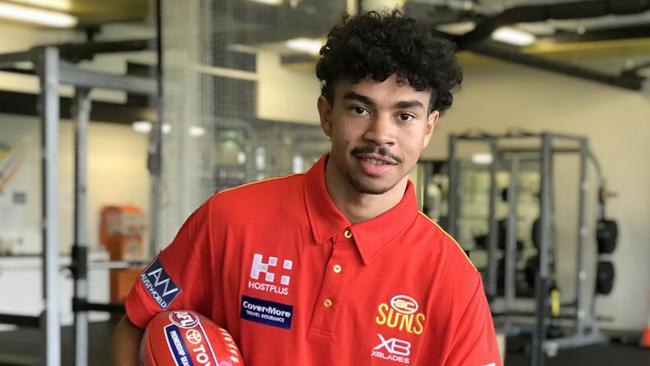 Gold Coast Suns signing Malcolm Rosas Jnr. Picture: Supplied.