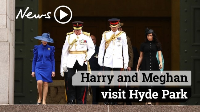 Royal Tour: Harry and Meghan visit Hyde Park