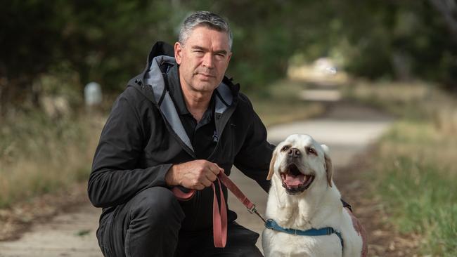 Wes Cusworth contracted Ross River Fever from mosquito's near his home. Picture: Brad Fleet