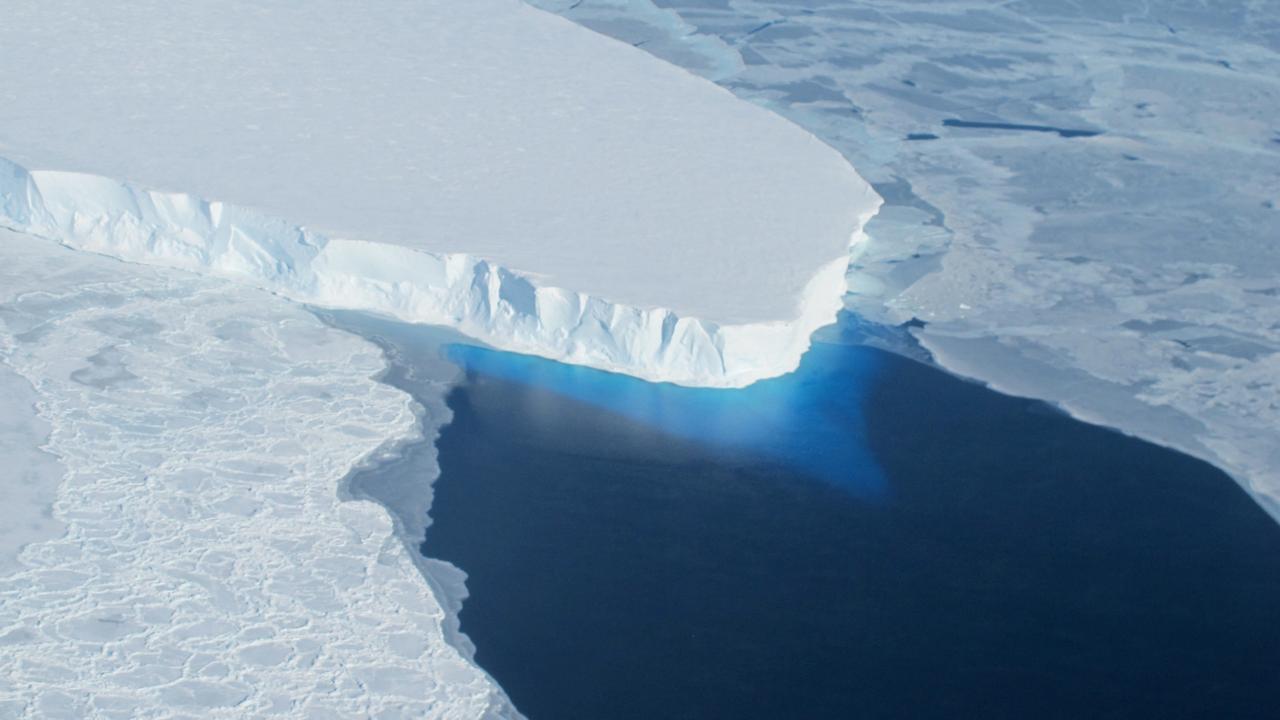 Thwaites Glacier in western Antarctica is part of the region with one of the most rapidly changing ice sheets on Earth. Picture: handout image/NASA/AFP