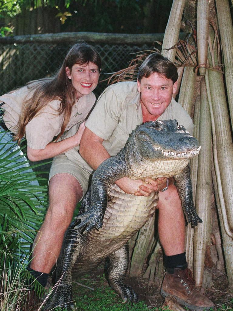 Terri and Steve Irwin became well-known worldwide. Picture: AP/Russell McPhedran