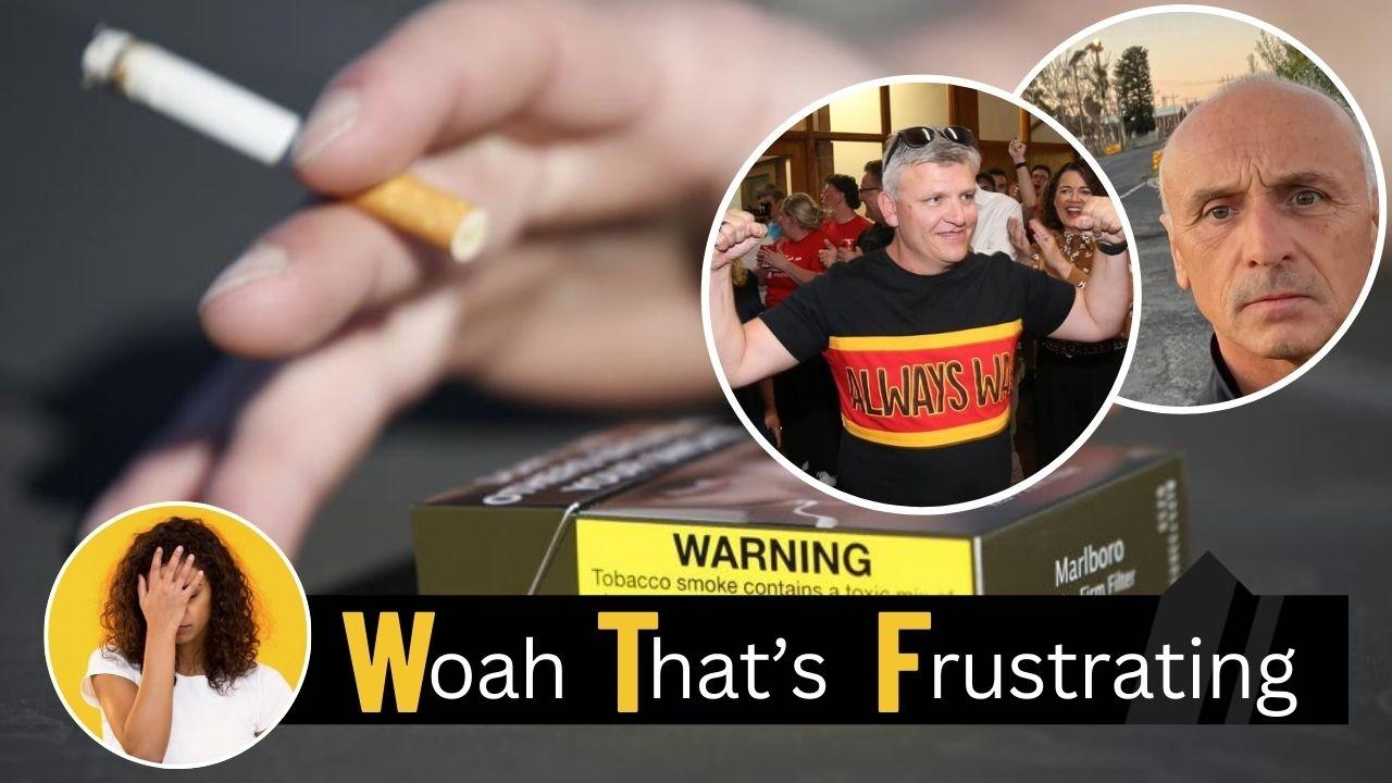 WTF: Dart disaster leaves ciggy gasper distraught