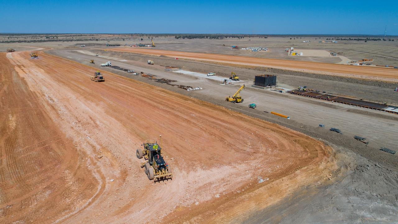 Work on the Carmichael Mine. Picture: Cameron Laird