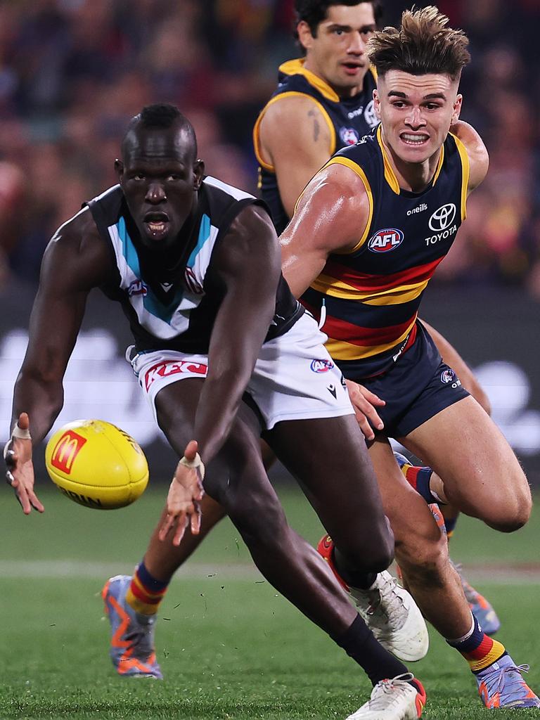 But Port has admitted allowing Aliir to return without the proper testing was wrong. Picture: Sarah Reed/AFL Photos