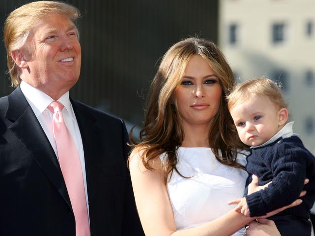 Stormy Daniels said she was involved with Trump when Barron was a baby. Picture: AFP