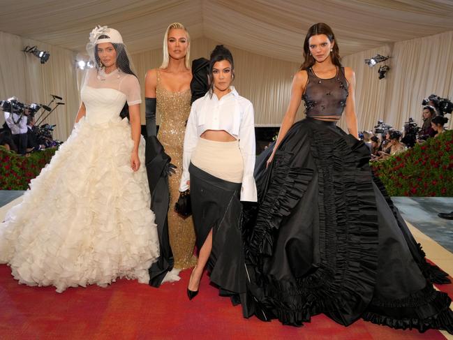 Everyone but Kim. Picture: Kevin Mazur/MG22/Getty Images for The Met Museum/Vogue