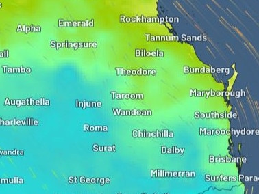 Temperatures drop below average across Queensland.