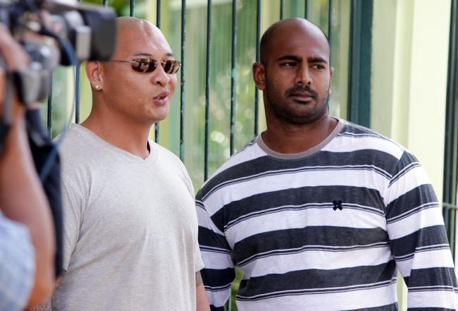 Andrew Chan and Myuran Sukumaran. Picture: Firdia Lisnawati, File