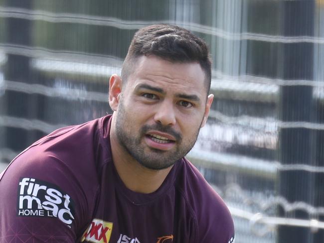 Ben Teo  Broncos training .Pic Annette Dew