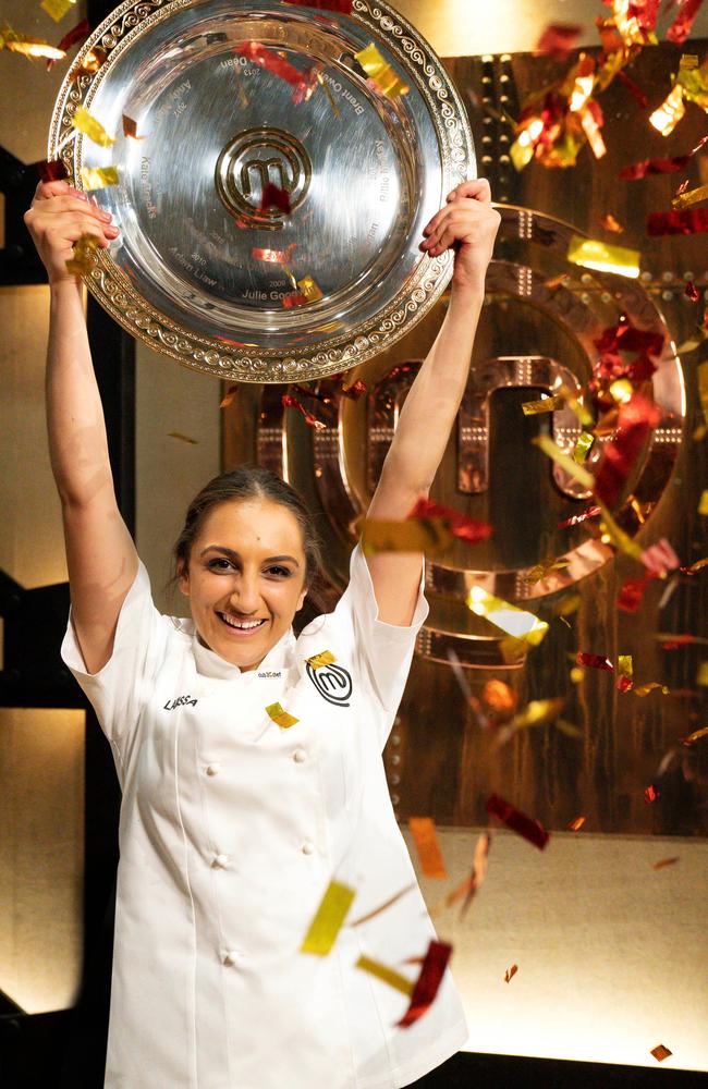 Larissa Takchi won MasterChef 2019. Picture: Ten