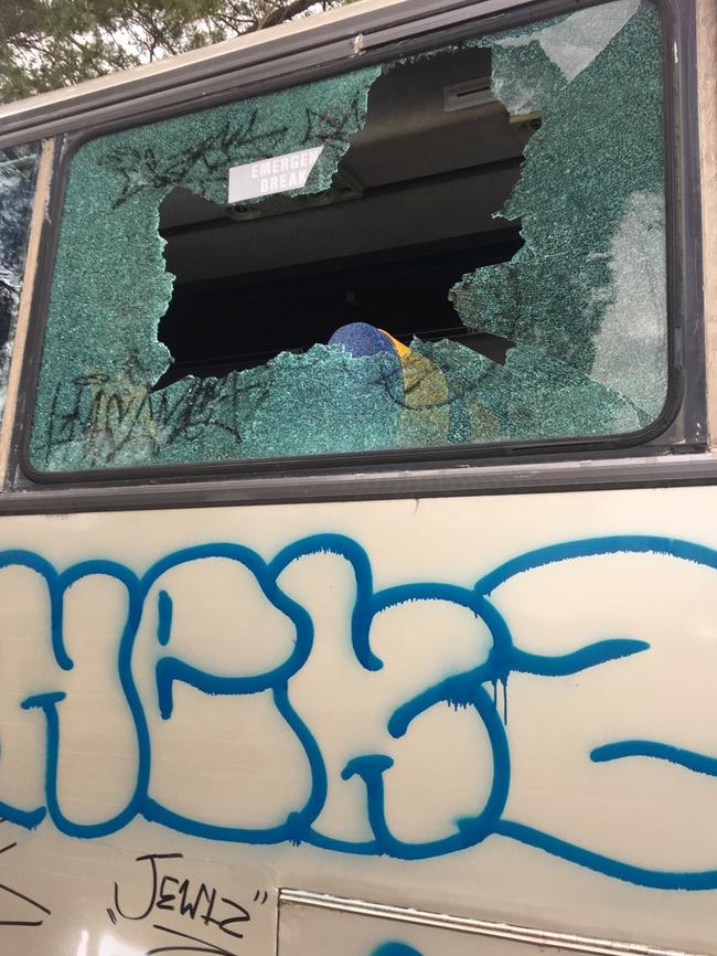 The bus has attracted serious anti-social behaviour, according to a shopper.