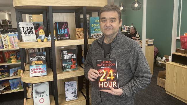 Not Just Books owner Matthew Vitagliano. Picture: Simon McGuire.